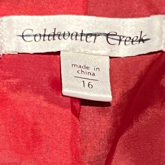 COLDWATER CREEK Bomber Jacket *Sz 16 Nice Weight Black with White Specks - Picture 11 of 14